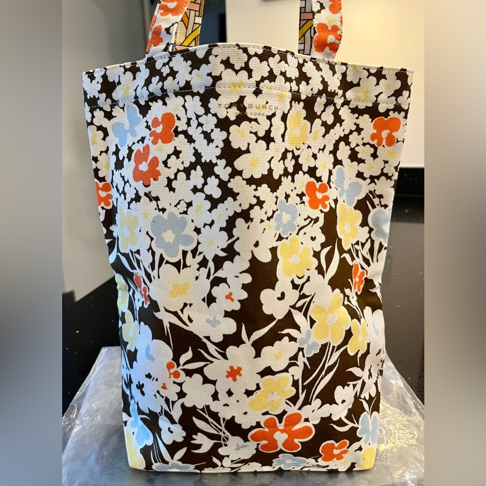 Tory Burch Floral Tote Bag + FREE fragrance